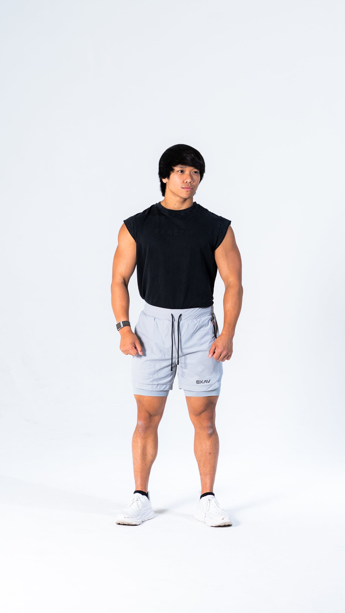 Lined Tech Shorts 5" Inseam (Slate Gray)